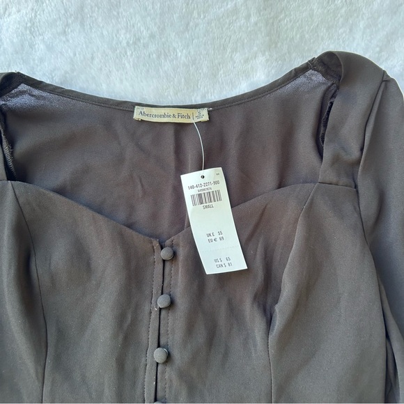 NWT Abercrombie Long Sleeve Blouse - Picture 4 of 9